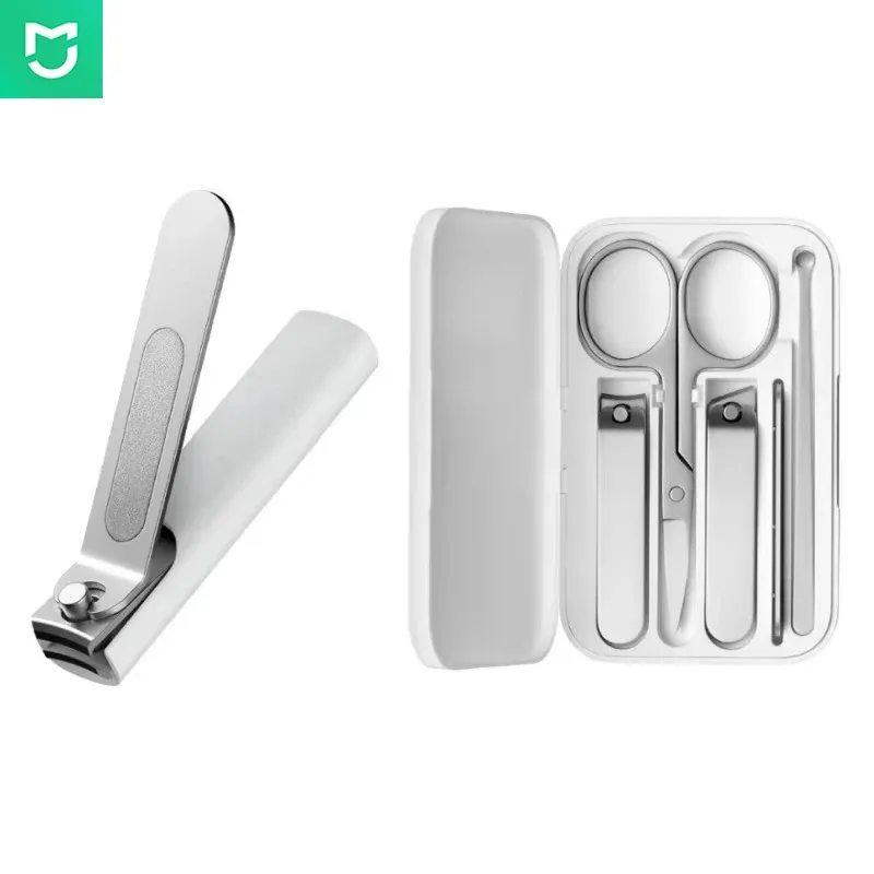 Coupe-ongles MIJIA en acier inoxydable avec protection anti-projections, outil de pédicure portable pour le voyage 1
