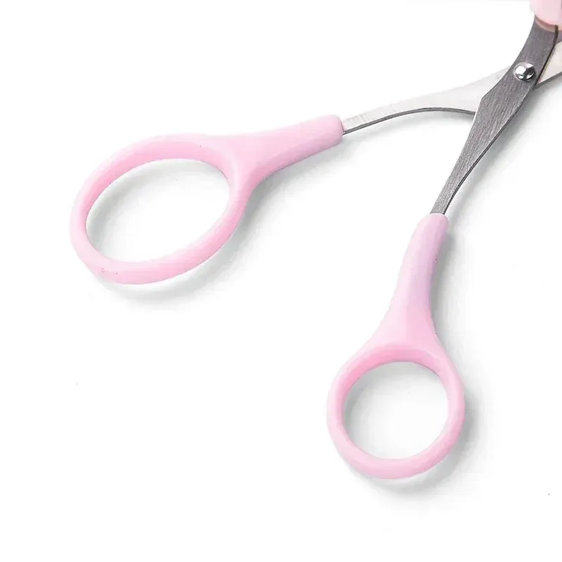 Lot de 3 rasoirs à sourcils en acier inoxydable avec ciseaux et peigne 6