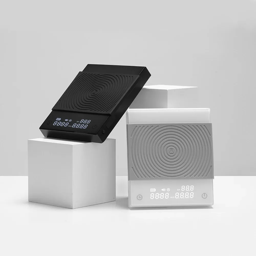 TIMEMORE Balance à café Basic 2.0 noir miroir, précision 0,1 g, grand écran LCD 2
