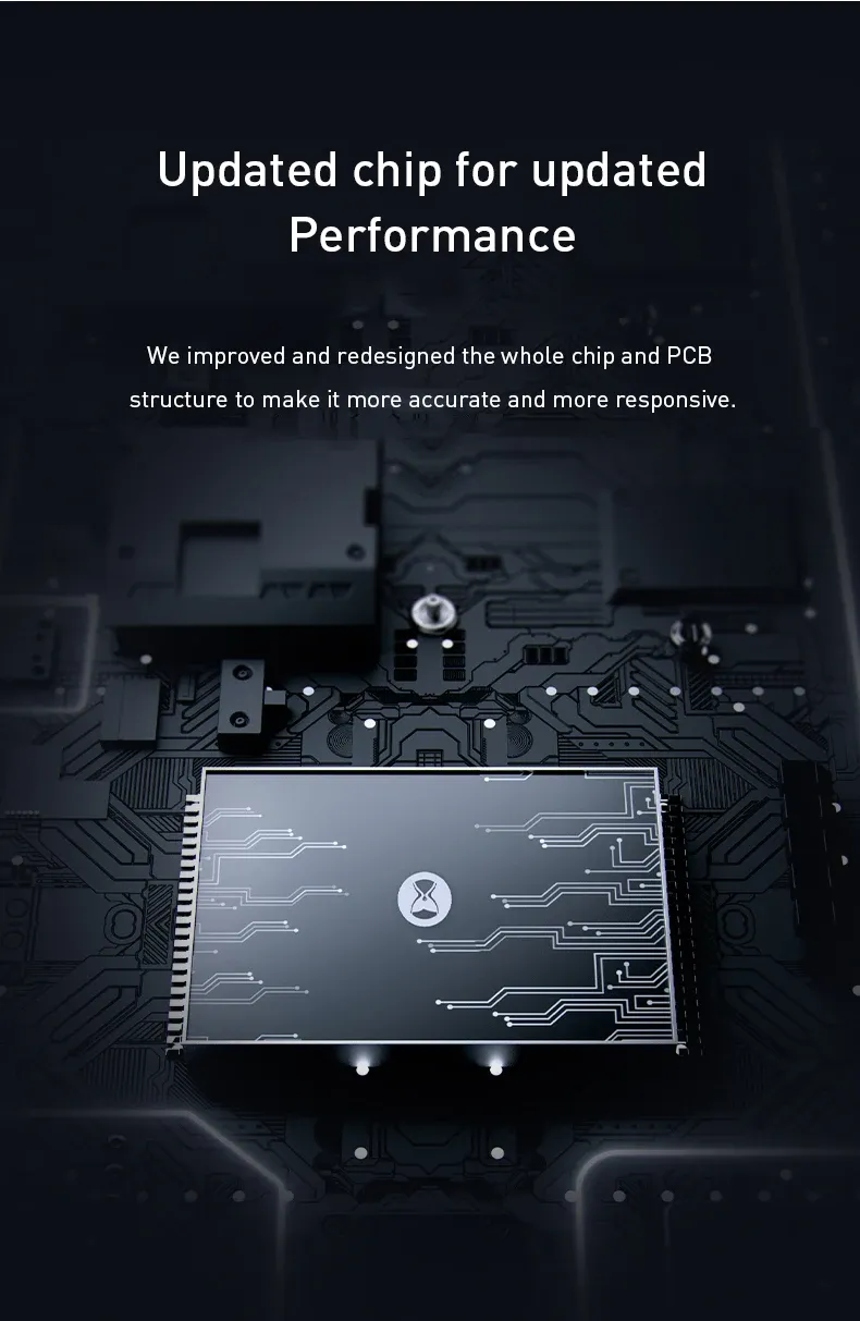 Finition noir miroir de la balance TIMEMORE