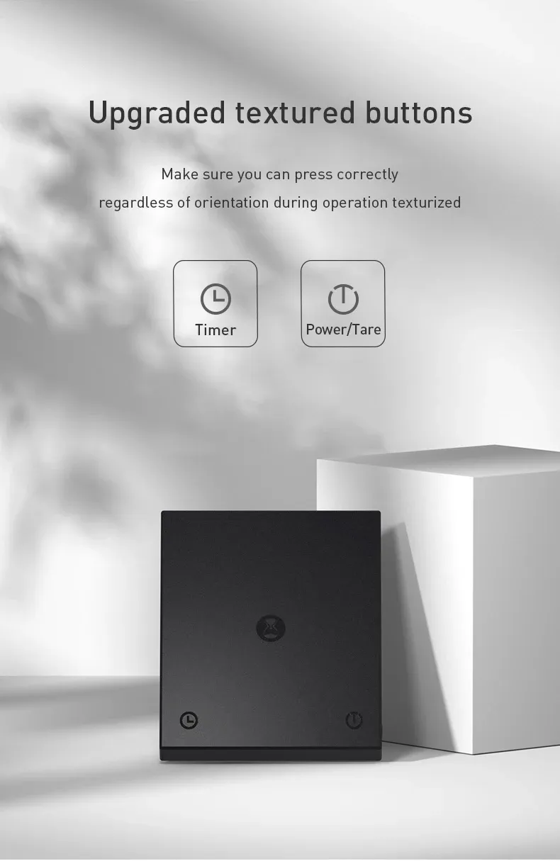 Surface de pesée de la balance TIMEMORE