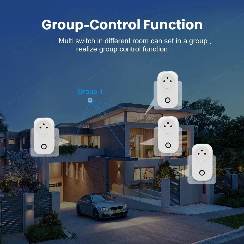 Prise intelligente Wi-Fi Tuya, praticité au quotidien