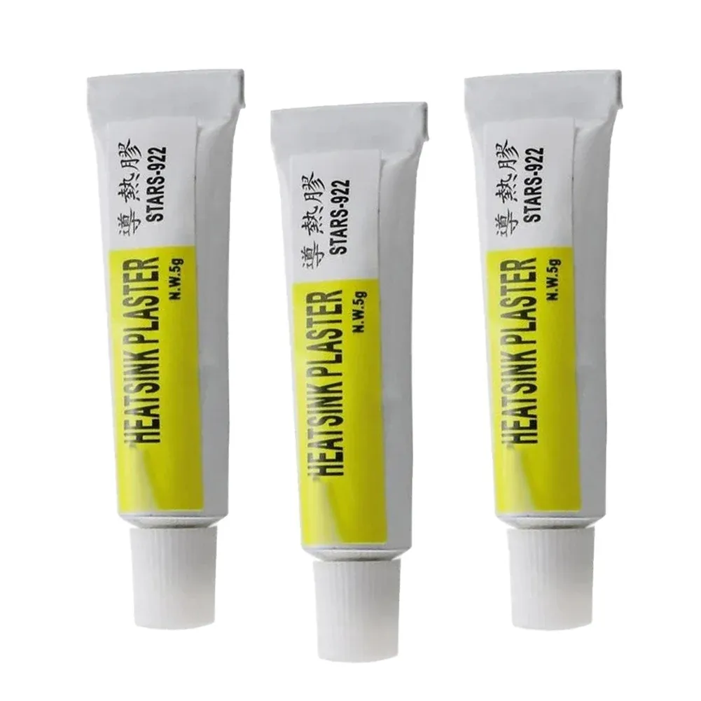 Pâte thermique adhésive en silicone pour dissipateur de chaleur, lot de 1, 2 ou 3 pièces 9