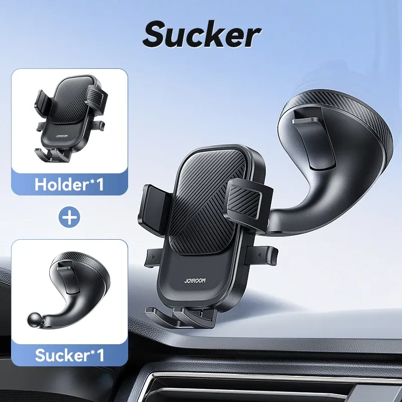 Joyroom Support de téléphone universel pour voiture, rotation à 360°, fixation sur grille d'aération, compatible iPhone, Samsung, Xiaomi et Huawei 8