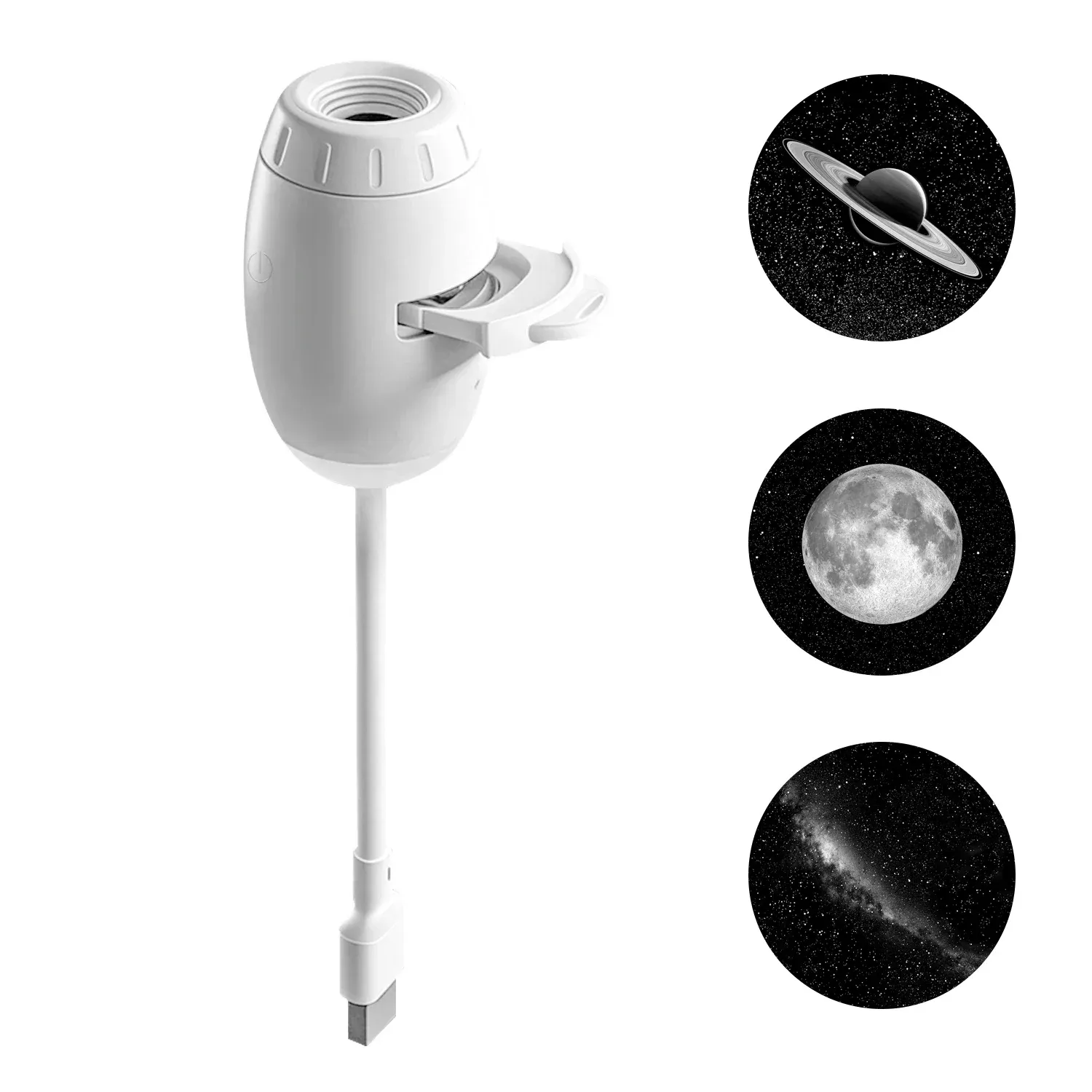 Mini projecteur d'étoiles USB 2 en 1 avec 12 films, ambiance ciel étoilé pour la maison et la voiture 9