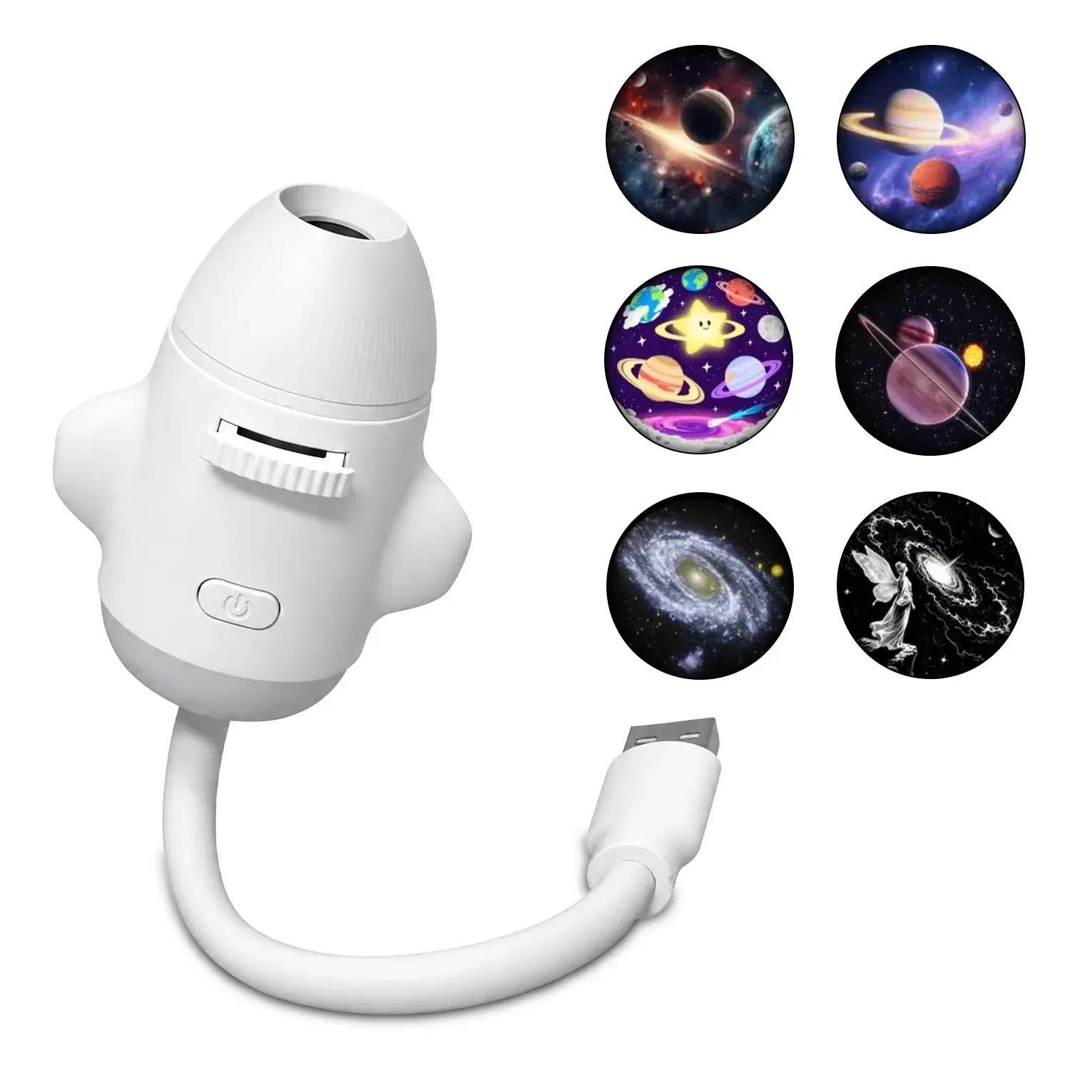 Mini projecteur d'étoiles USB 2 en 1 avec 12 films, ambiance ciel étoilé pour la maison et la voiture 21