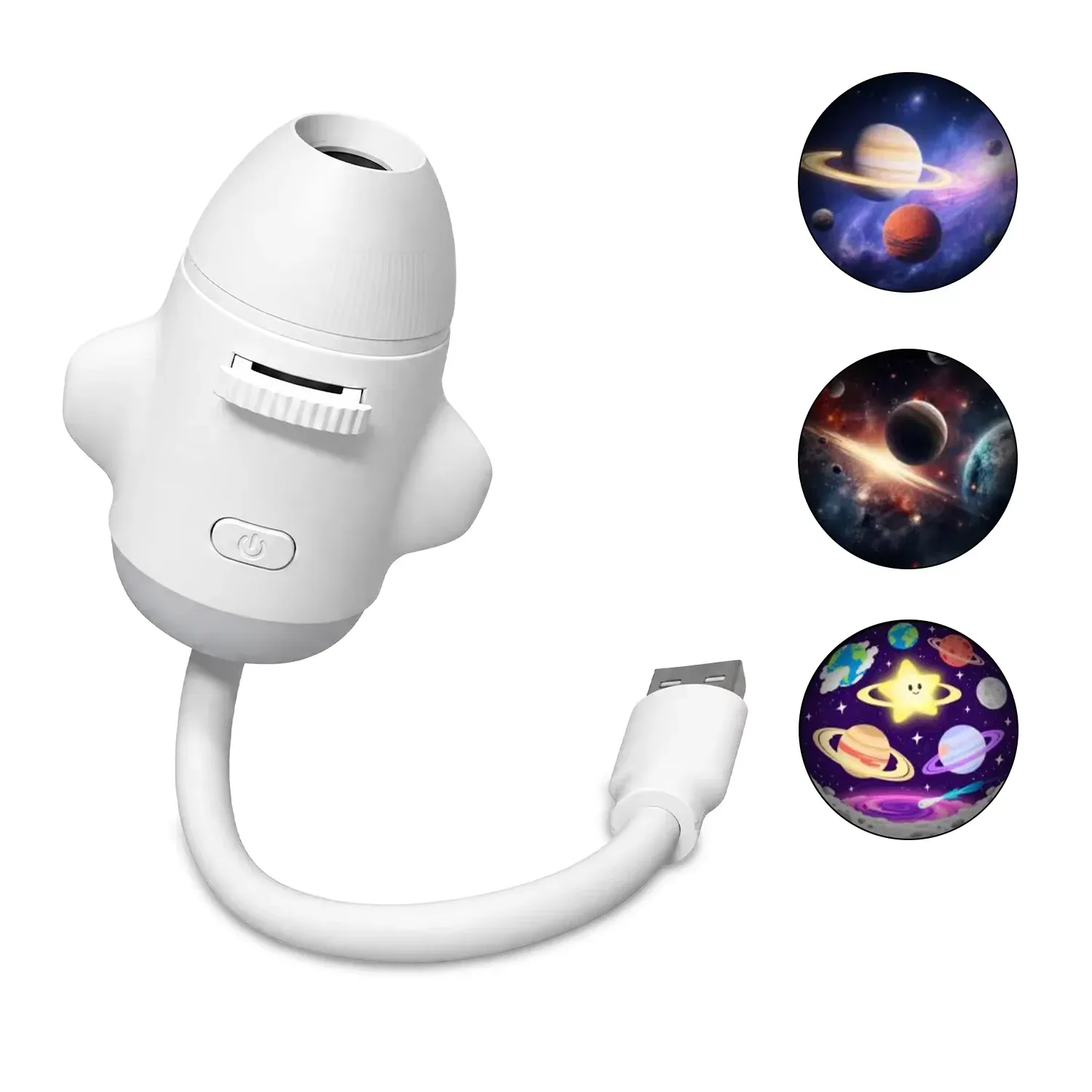 Mini projecteur d'étoiles USB 2 en 1 avec 12 films, ambiance ciel étoilé pour la maison et la voiture 13