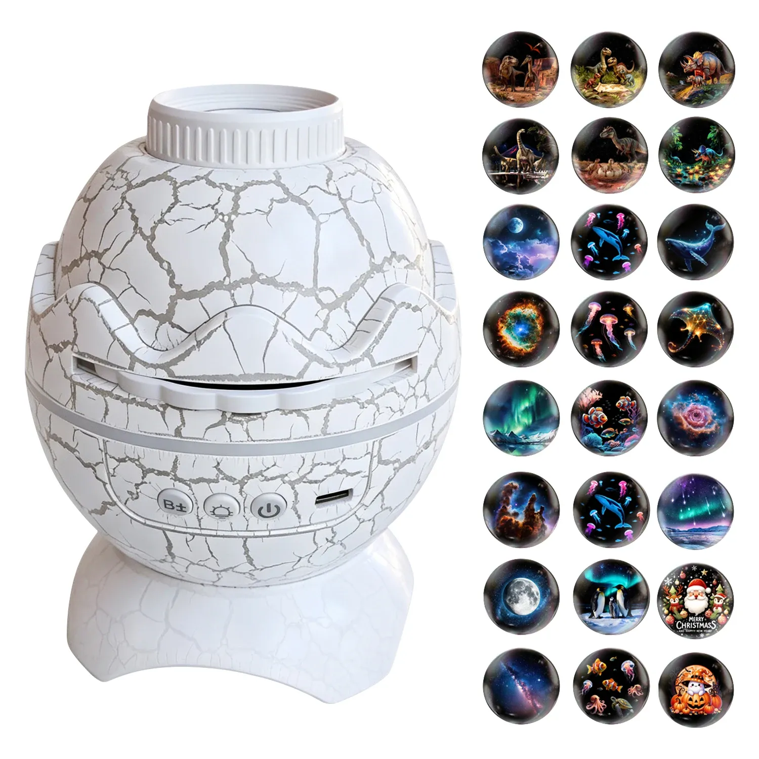 Mini projecteur d'étoiles USB 2 en 1 avec 12 films, ambiance ciel étoilé pour la maison et la voiture 22
