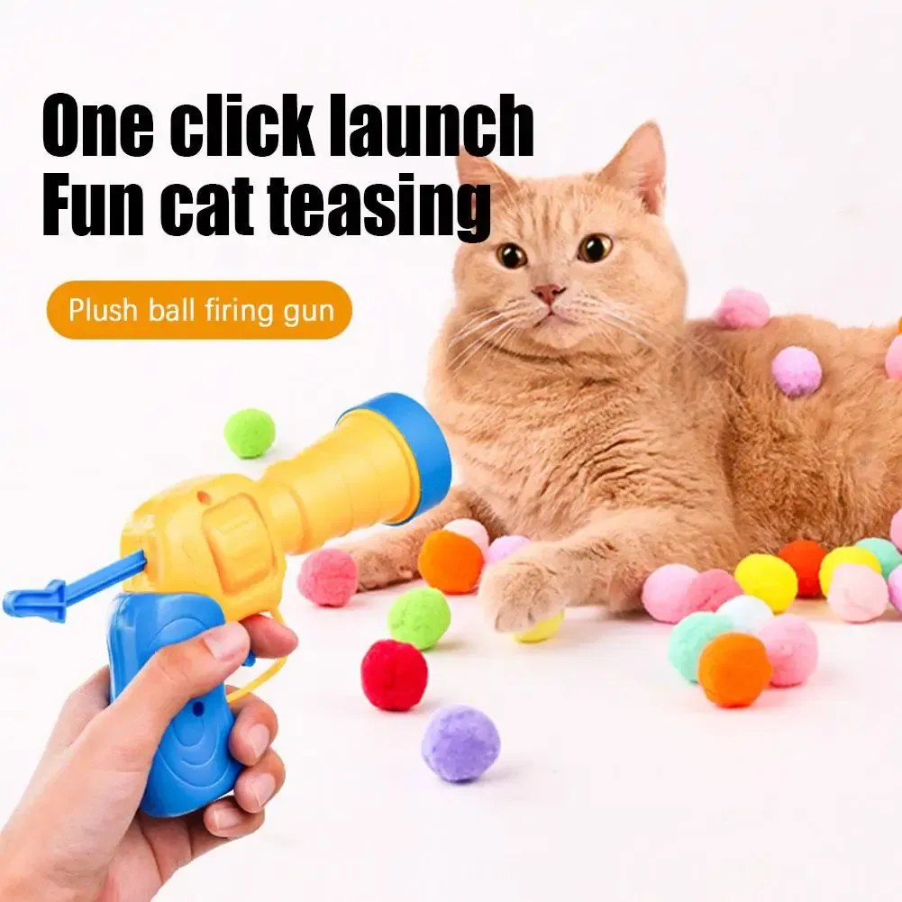 Lance-balles interactif pour chat, détail