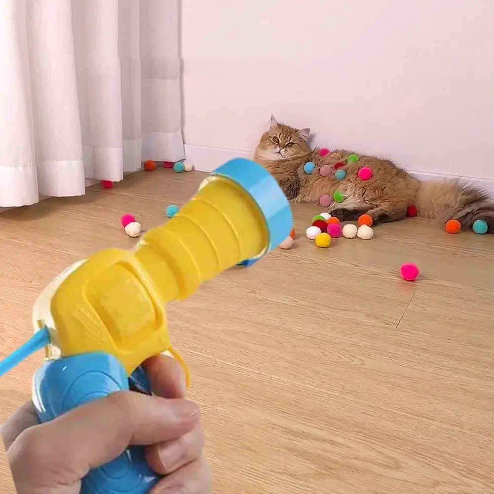Lance-balles interactif pour chat, usage quotidien
