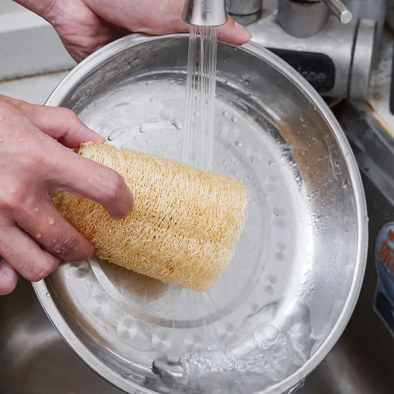 Éponge Loofah naturelle, usage quotidien