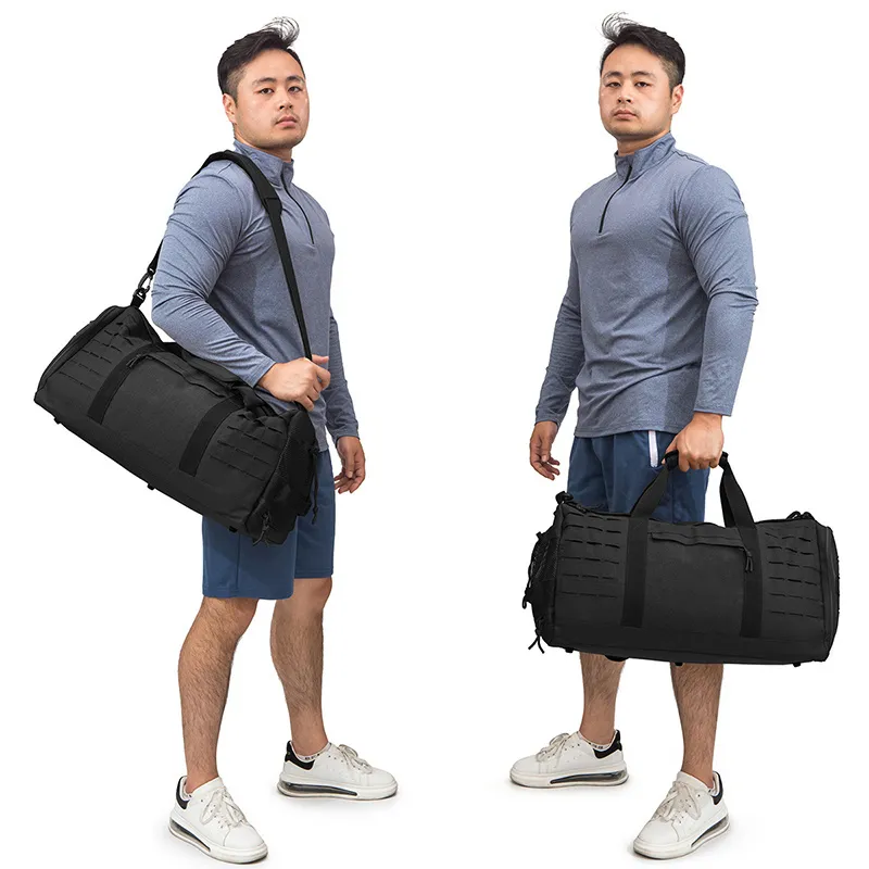 Sac de sport en situation de voyage