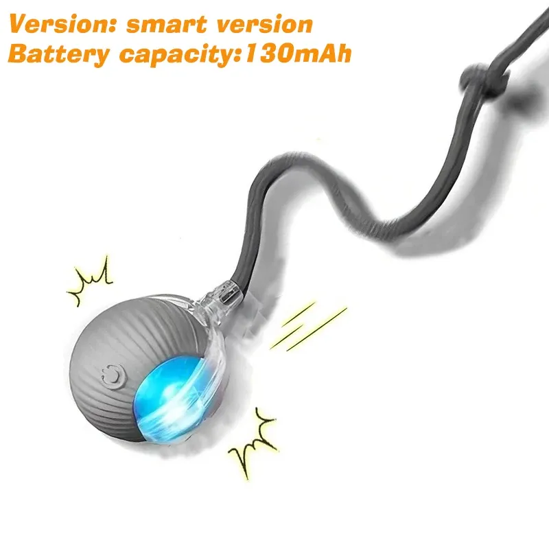 Balle interactive pour chat à roulement automatique, jouet intelligent rechargeable pour chaton 10