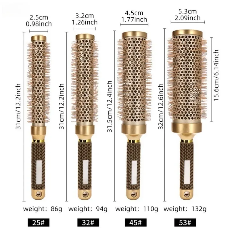 Utilisation du peigne à cheveux bouclés