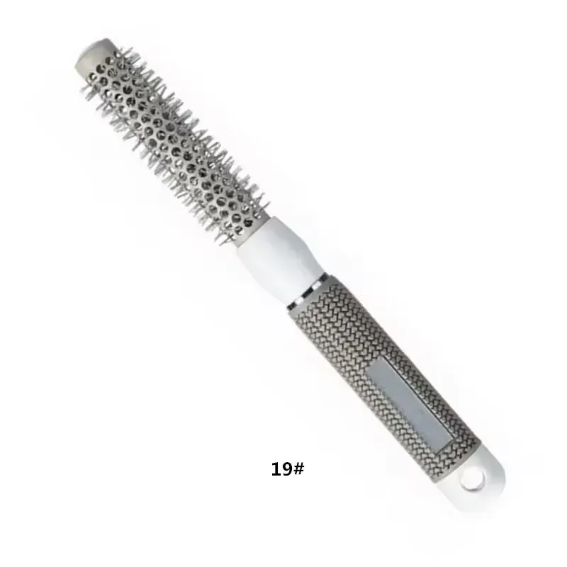 Peigne à cheveux bouclés en 5 tailles, brosse à rouleaux extra longue de 35 cm résistante à la chaleur, outil de coiffage professionnel pour salon, pour un brushing et du volume 15