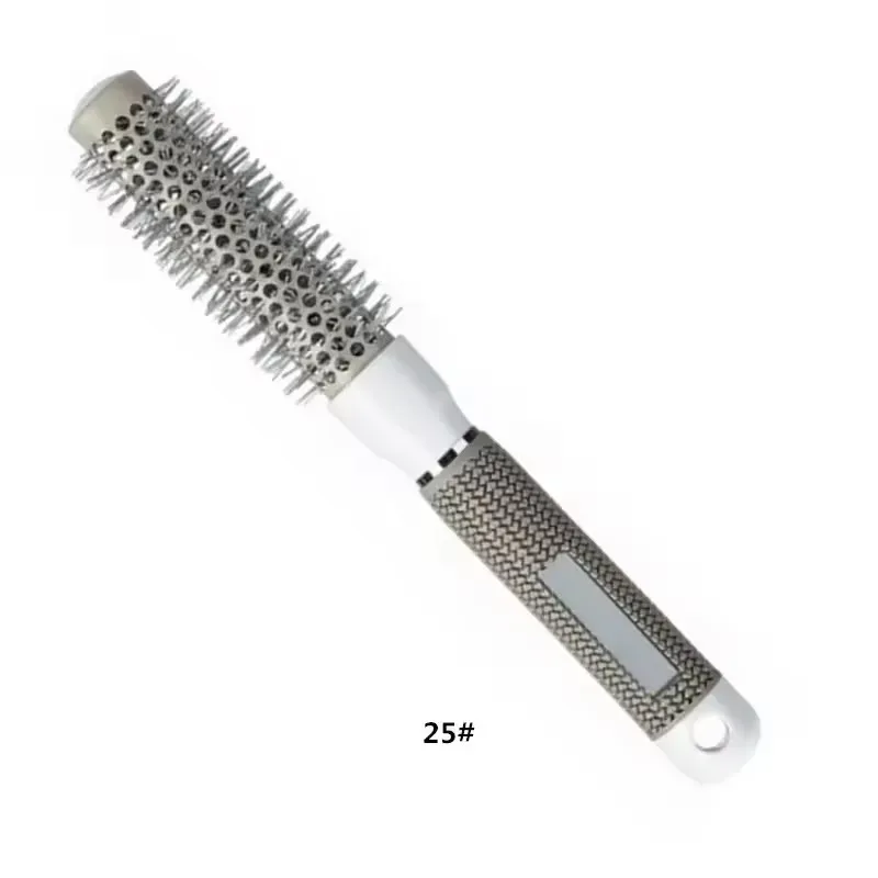 Peigne à cheveux bouclés en 5 tailles, brosse à rouleaux extra longue de 35 cm résistante à la chaleur, outil de coiffage professionnel pour salon, pour un brushing et du volume 11