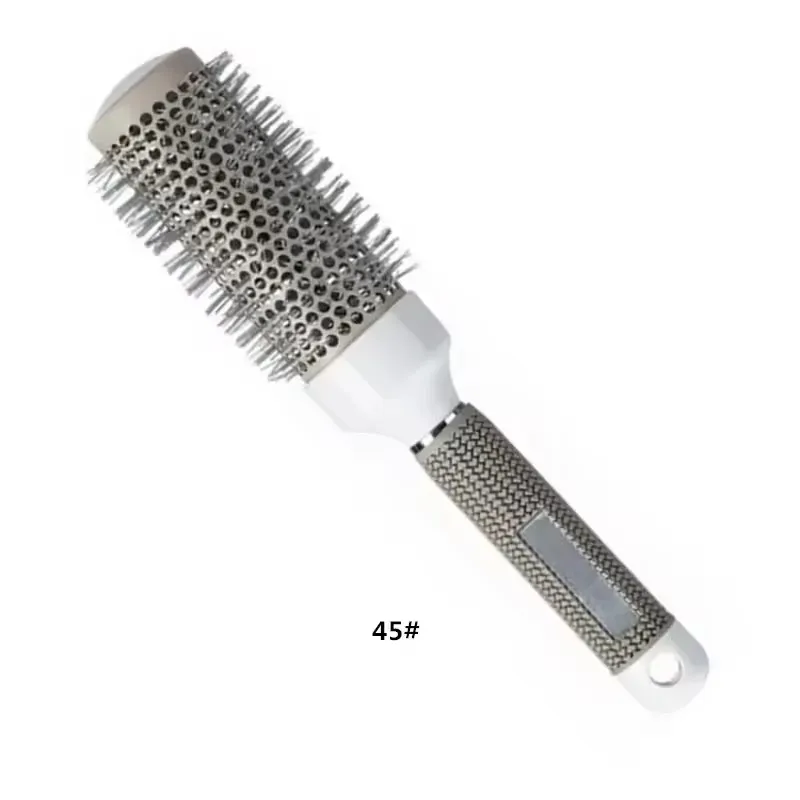 Peigne à cheveux bouclés en 5 tailles, brosse à rouleaux extra longue de 35 cm résistante à la chaleur, outil de coiffage professionnel pour salon, pour un brushing et du volume 8