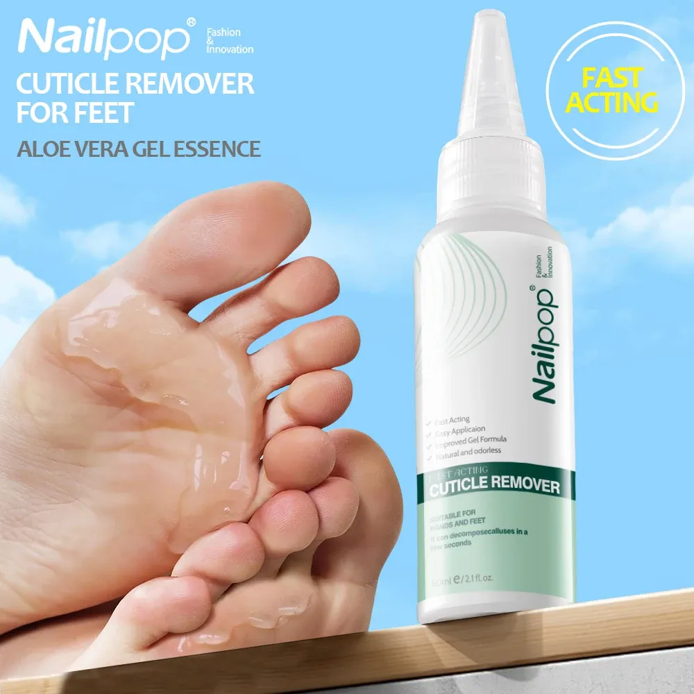 NAILPOP Kit de soin des pieds extra fort : élimination rapide des peaux dures, callosités et cors des talons - Image 1