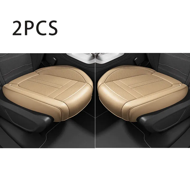 Housse de siège auto universelle en cuir PU, couverture intégrale, antidérapante et imperméable 8