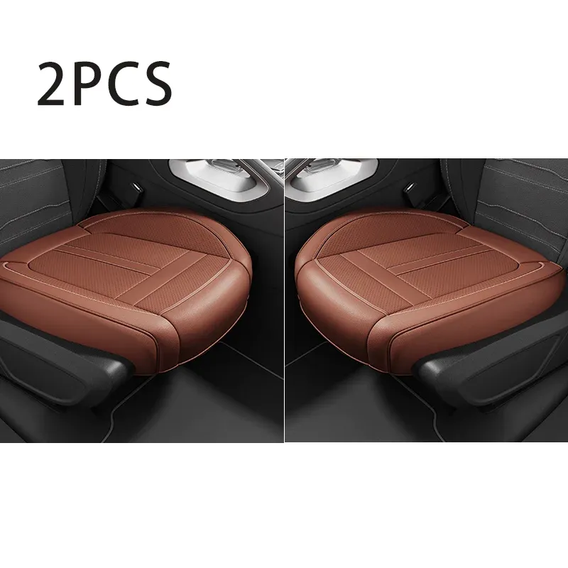 Housse de siège auto universelle en cuir PU, couverture intégrale, antidérapante et imperméable 9