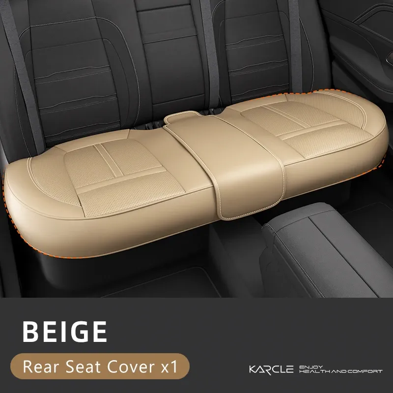 Housse de siège auto universelle en cuir PU, couverture intégrale, antidérapante et imperméable 12