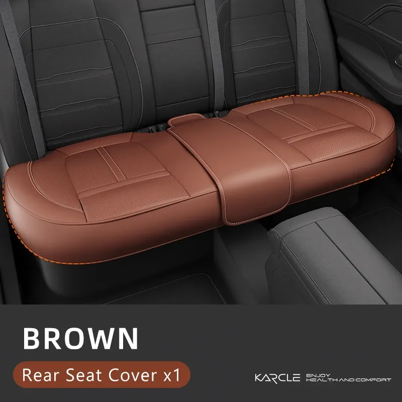 Housse de siège auto universelle en cuir PU, couverture intégrale, antidérapante et imperméable 13
