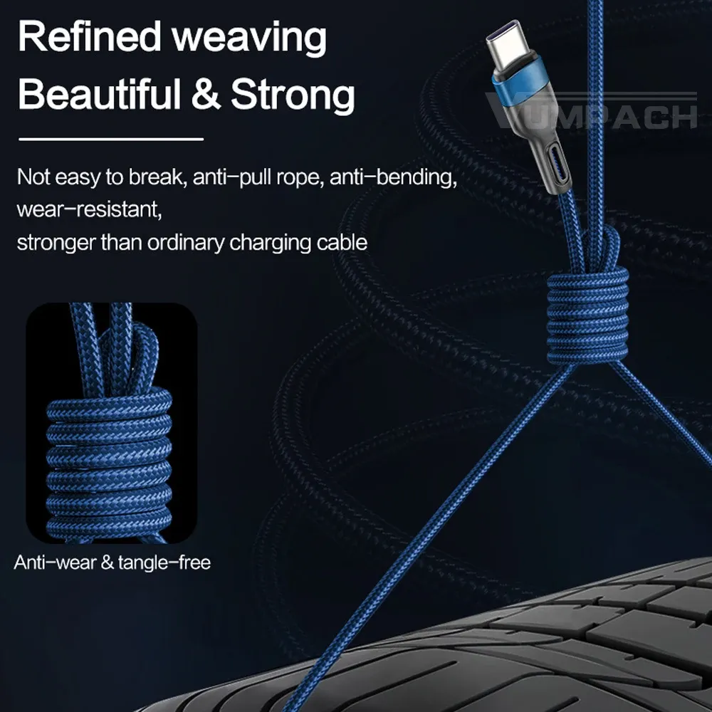 Câble USB-C avec connecteurs renforcés