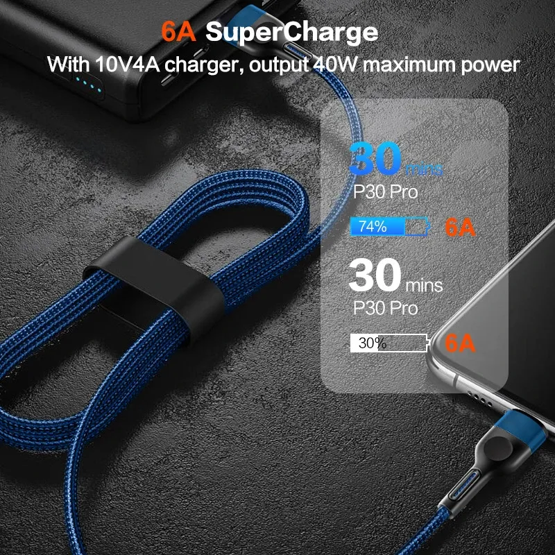 Câble USB-C en situation réelle