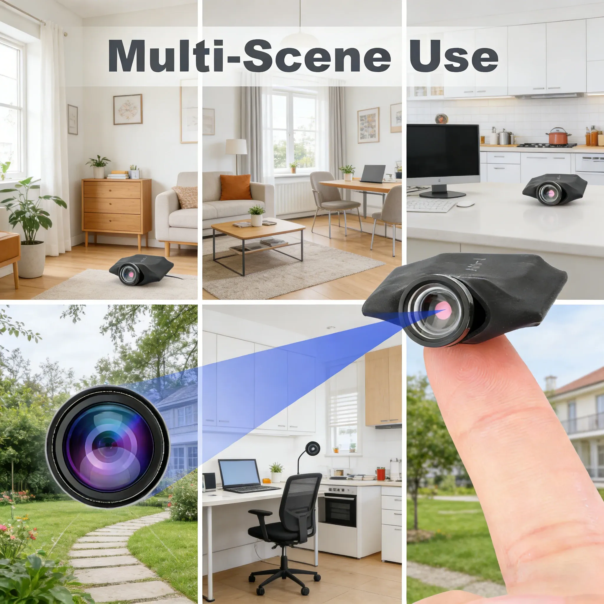 Mini caméra Wi-Fi HD 1080p avec détection de mouvement pour la sécurité domestique 4