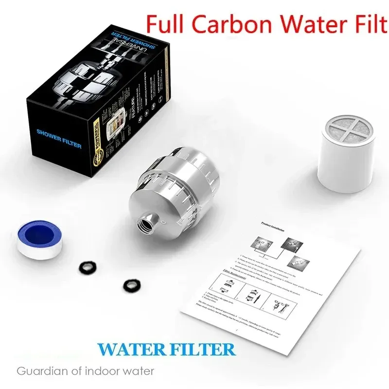 Filtre domestique 15 à 20 étapes : élimine le chlore, le fluorure et les métaux lourds, adoucit l'eau dure pour la douche et la purification 8