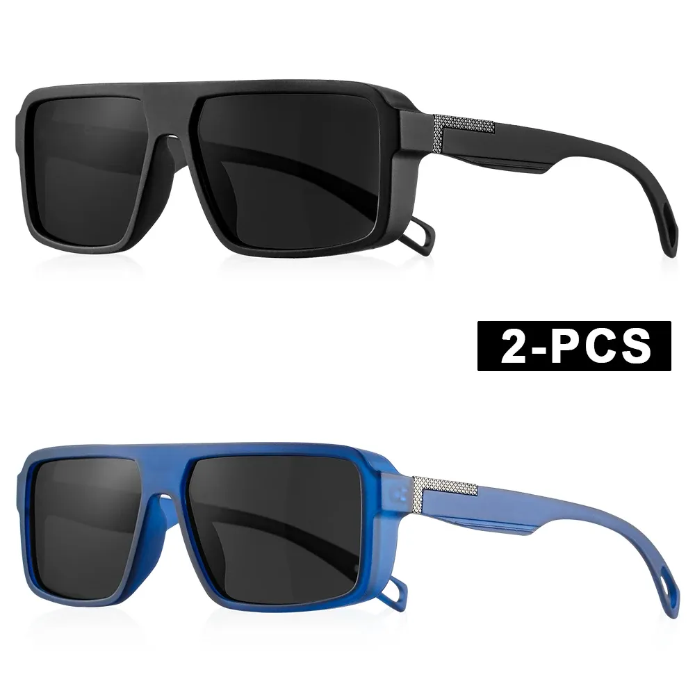 Lunettes de soleil carrées classiques CRIXALIS, polarisées, pour hommes et femmes, style vintage, idéales pour le sport, la conduite, la pêche et les activités de plein air 10