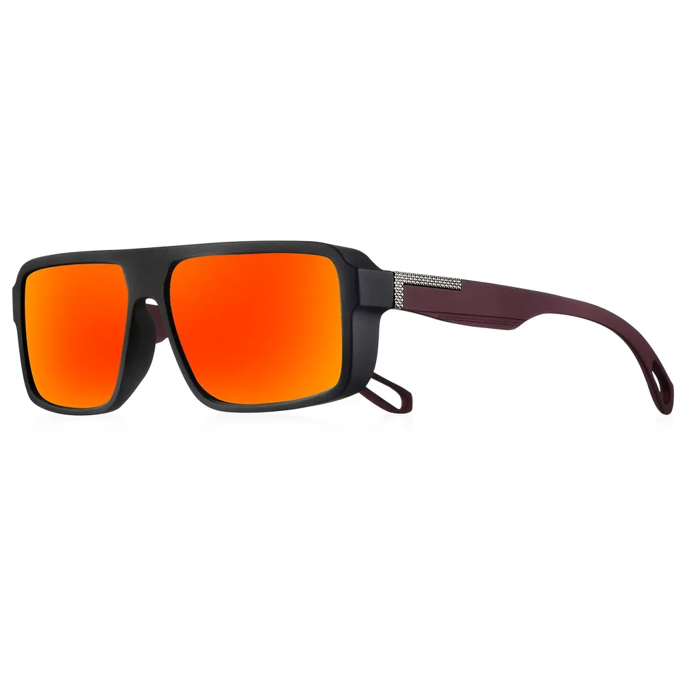 Lunettes de soleil carrées classiques CRIXALIS, polarisées, pour hommes et femmes, style vintage, idéales pour le sport, la conduite, la pêche et les activités de plein air 9