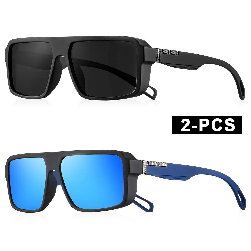 Lunettes de soleil carrées classiques CRIXALIS, polarisées, pour hommes et femmes, style vintage, idéales pour le sport, la conduite, la pêche et les activités de plein air 21