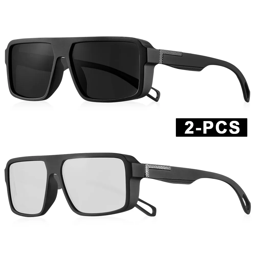 Lunettes de soleil carrées classiques CRIXALIS, polarisées, pour hommes et femmes, style vintage, idéales pour le sport, la conduite, la pêche et les activités de plein air 19