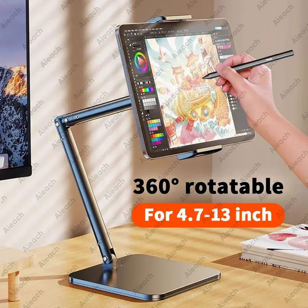 Support de tablette dans un espace de vie