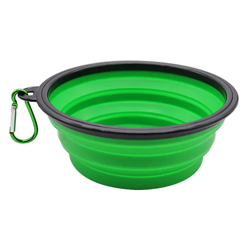 Bol pliant en silicone pour animaux, ambiance lifestyle