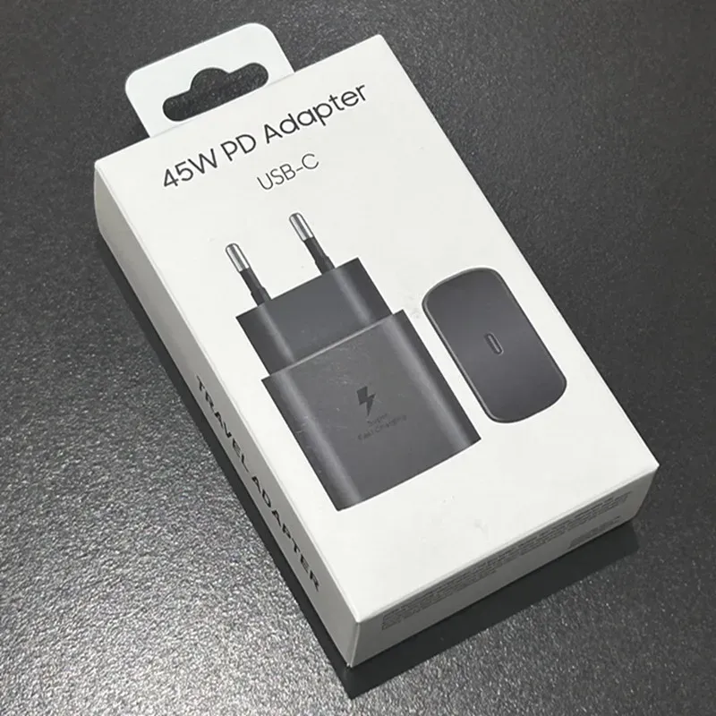 Chargeur PD 45W Samsung, adaptateur de charge rapide pour Galaxy S25, S24, S23, S22, S21, S20, Z Flip, Z Fold, A17, A16, A26, A36 3