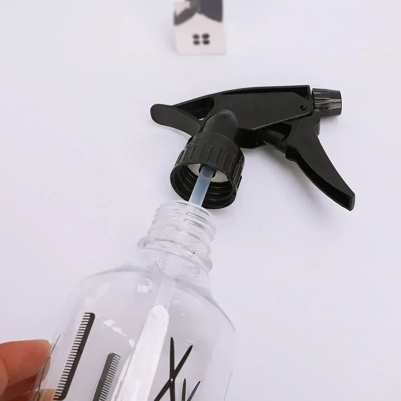 Vaporisateur de coiffure de 250 ml, bouteille transparente portable en plastique pour salon de coiffure 5