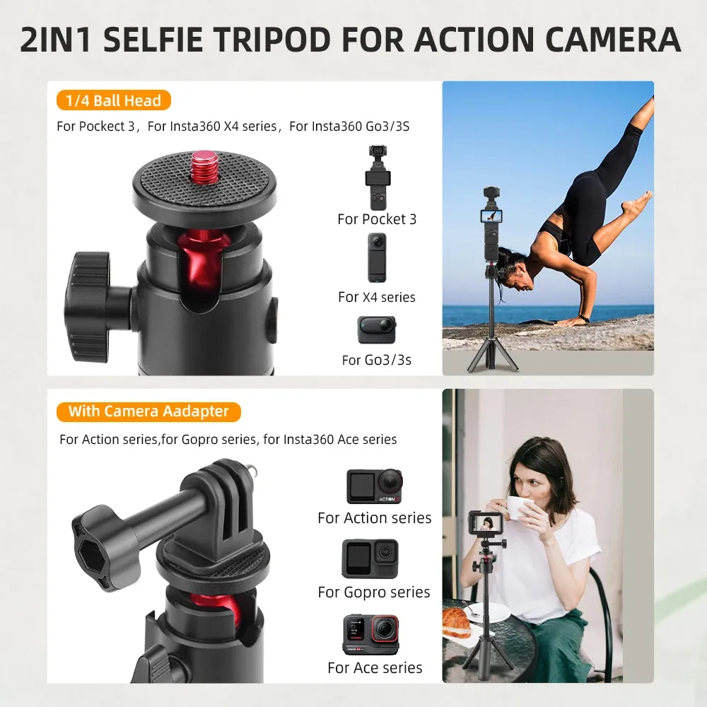 Déploiement de la perche à selfie