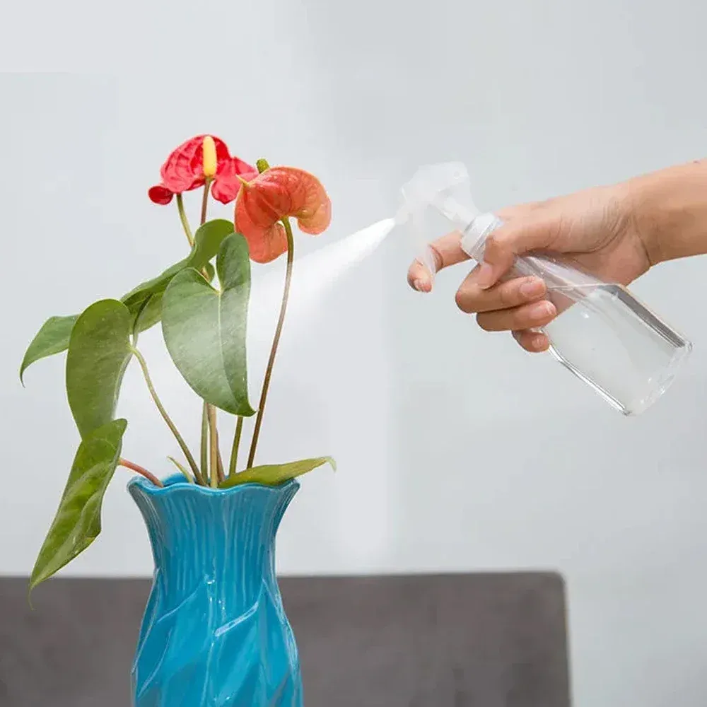Vaporisateur rechargeable à gâchette de 200 ml en plastique, pulvérisateur d'eau de nettoyage, flacon vide pour parfum 4