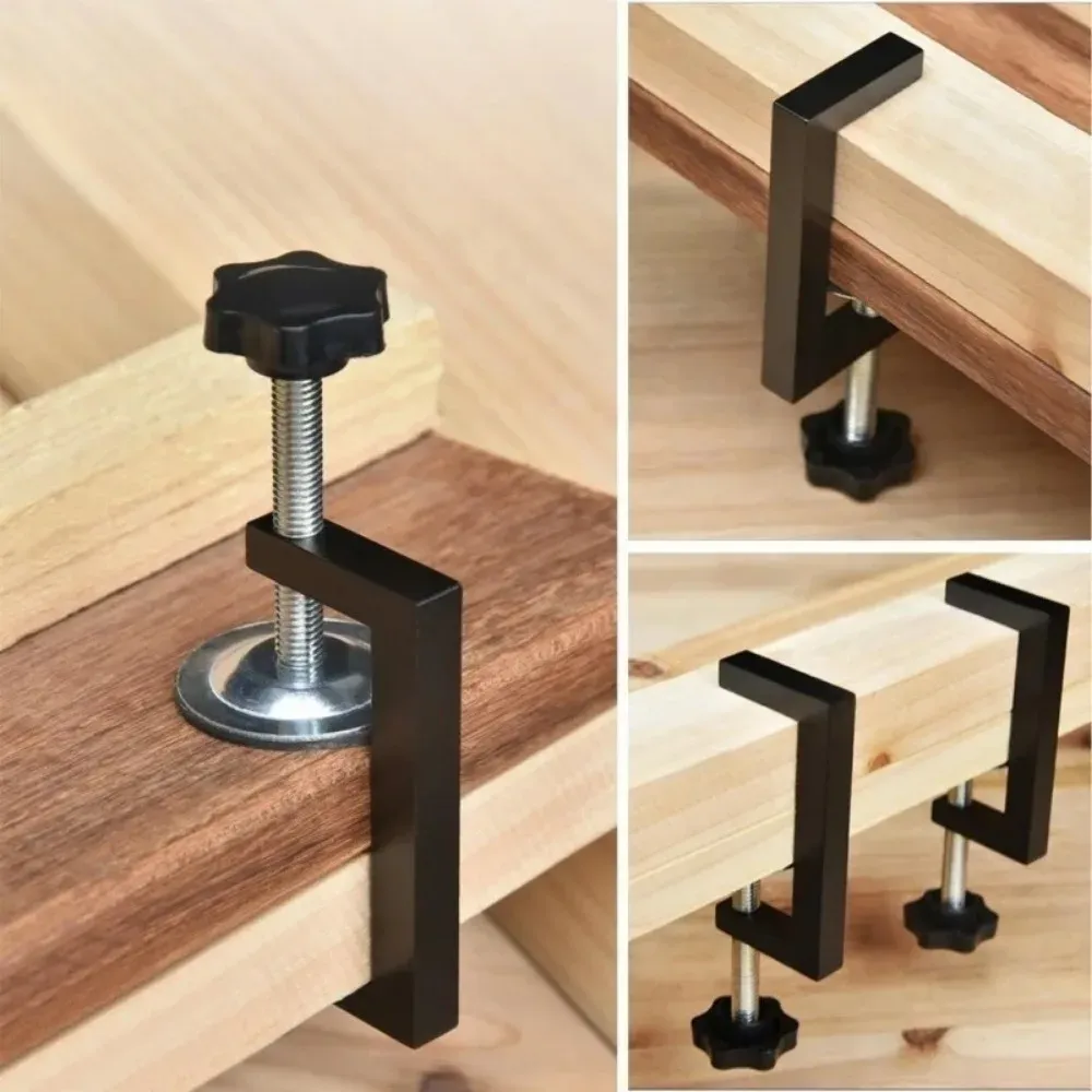 Pince de serrage réglable type G, 10-57 mm, pour installation d'armoires et de tiroirs, portable, outil pour travail du bois 3