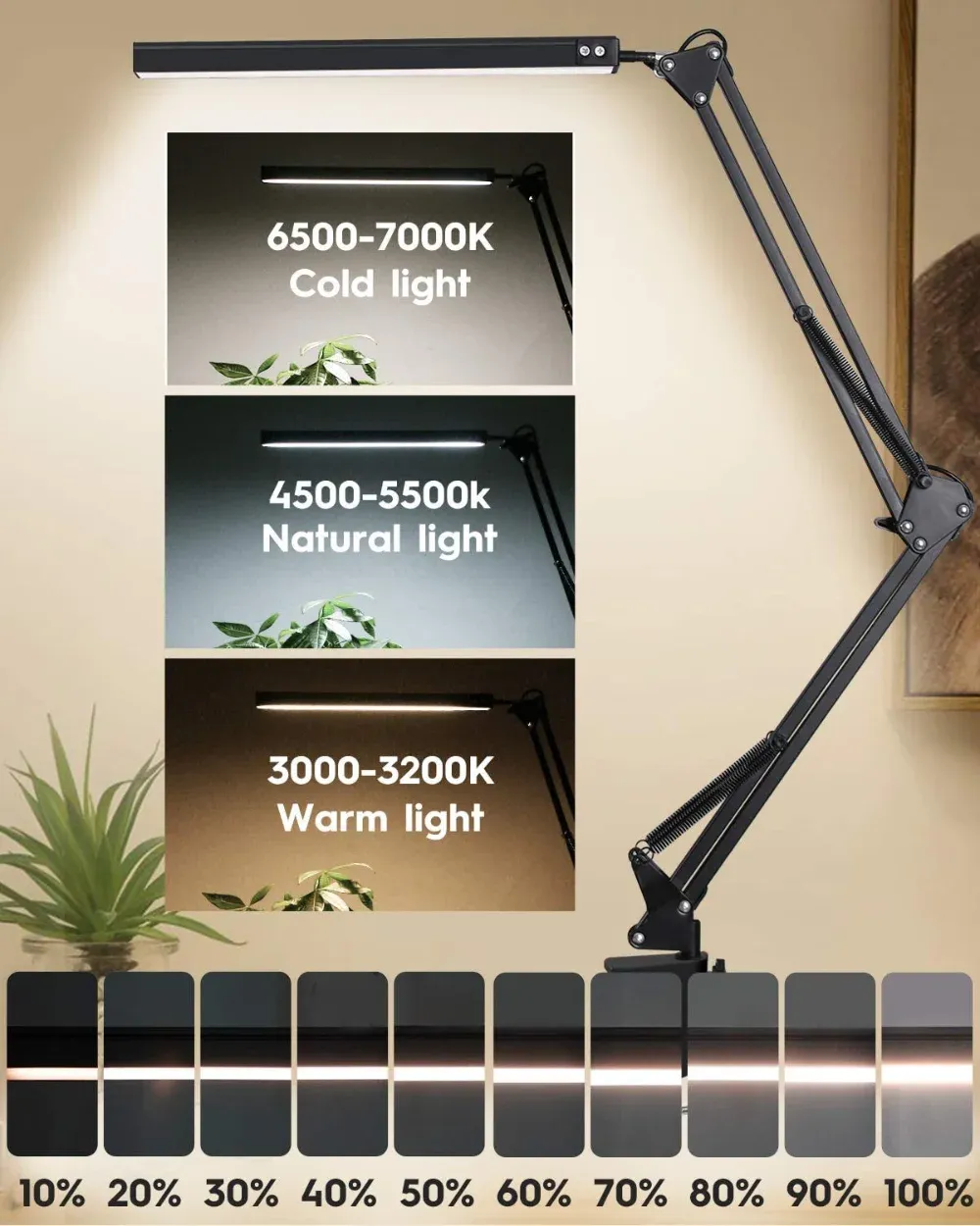 Lampe de bureau LED pour la lecture
