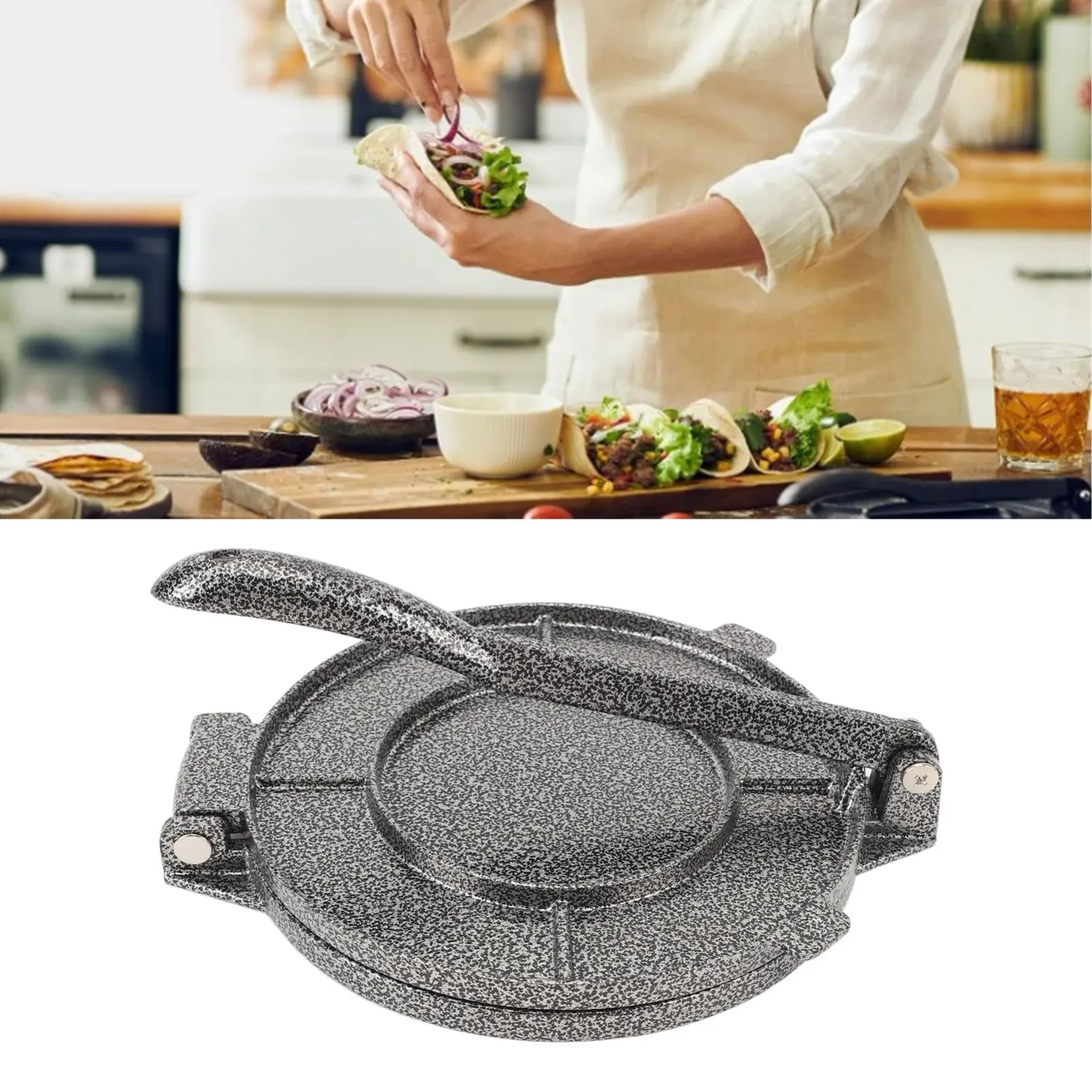 Presse à tortillas, utilisation
