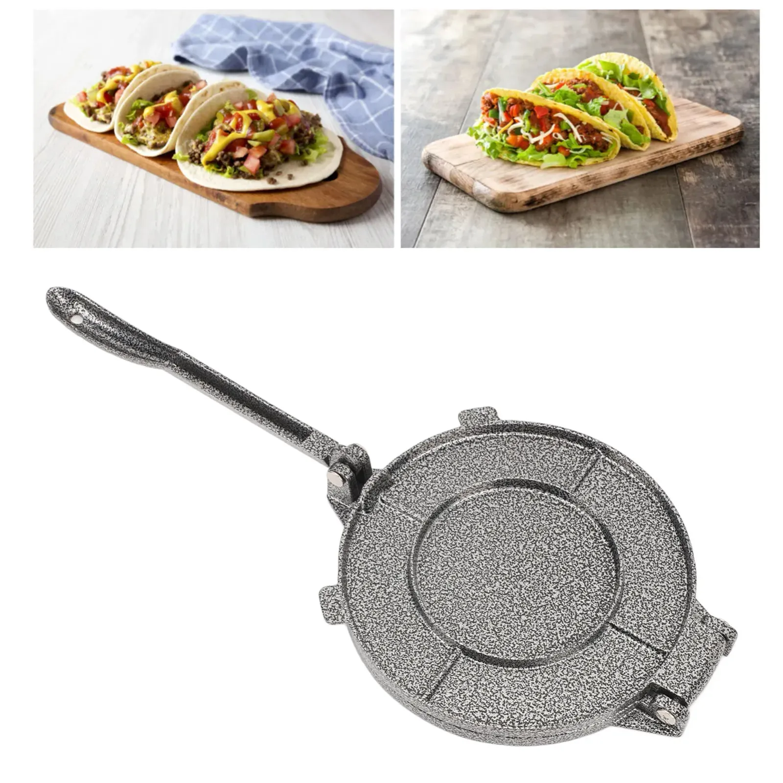 Presse à tortillas, finition