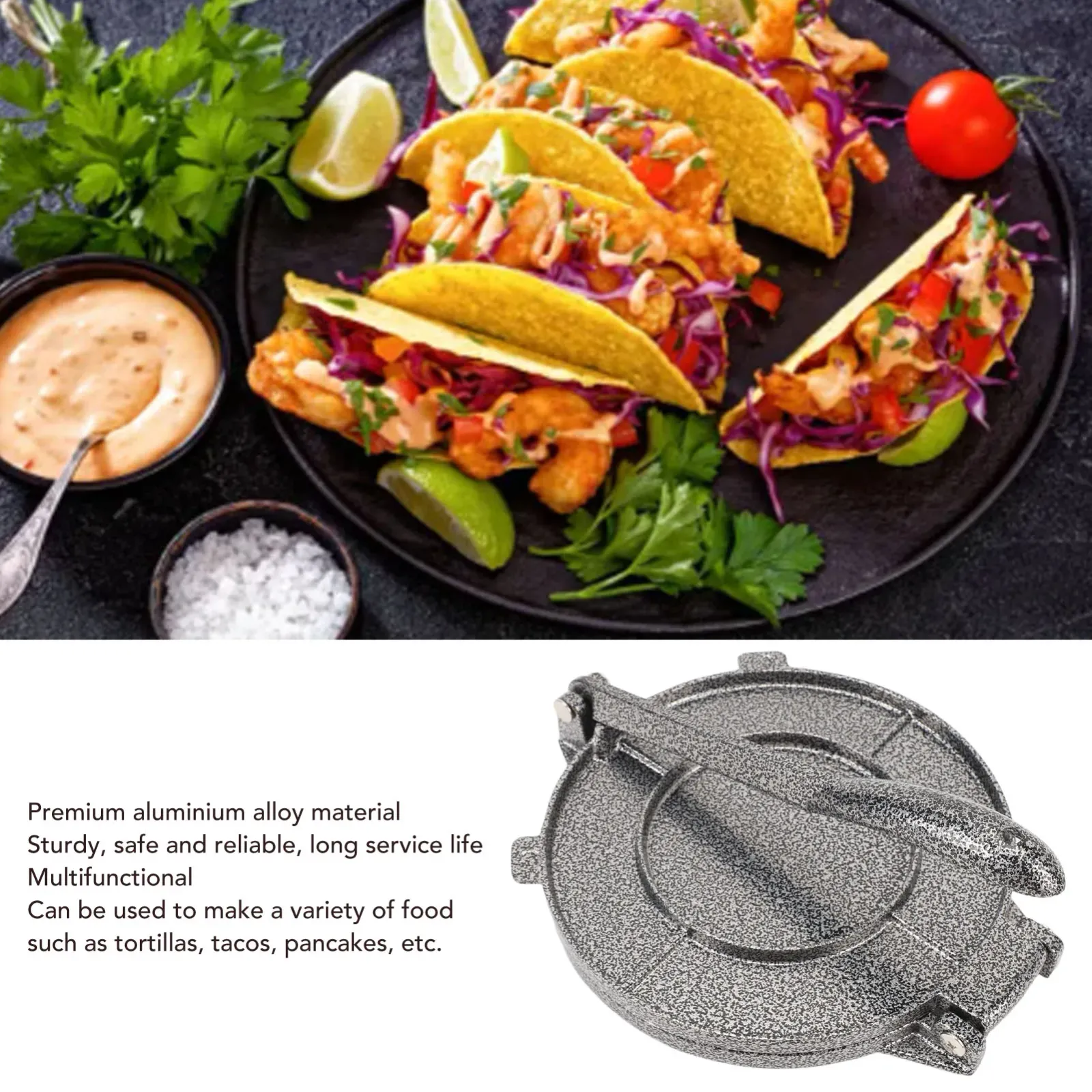 Presse à tortillas, ambiance cuisine