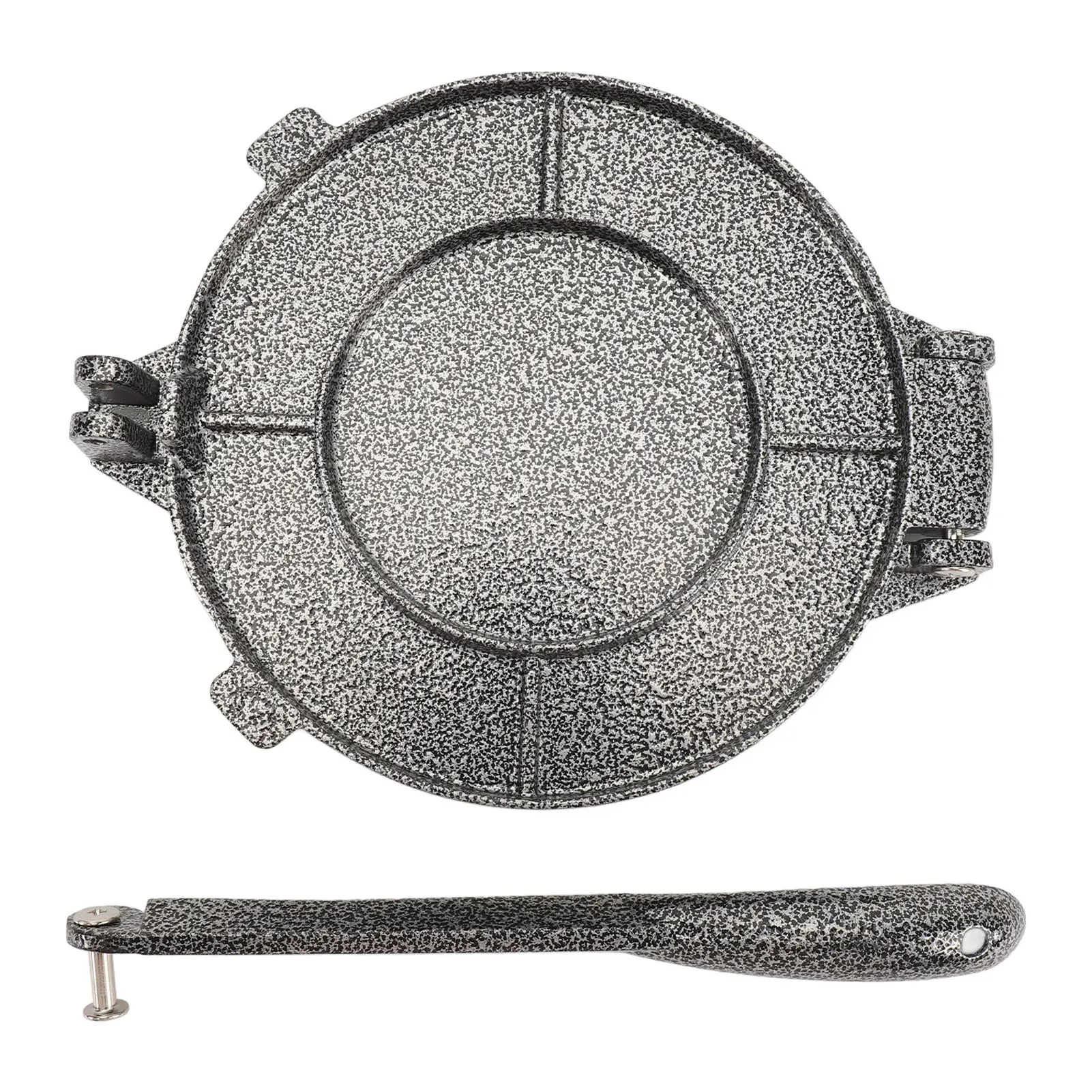 Presse à tortillas en alliage d'aluminium 6,3 pouces, presse à pâte pour tortillas et tacos, idéale pour la maison et le petit-déjeuner 7