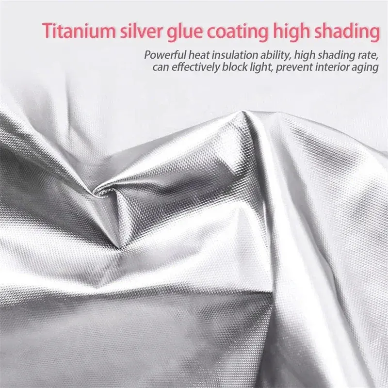 Pare-soleil pliant pour pare-brise avant, isolation thermique et protection solaire 5