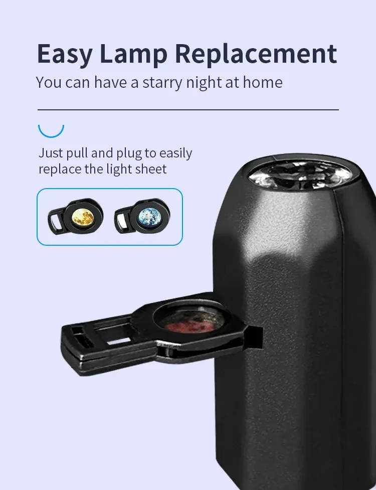 Projecteur USB lumière Halloween lune, vue détaillée 5