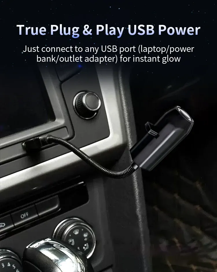 Projecteur USB lumière Halloween lune, vue détaillée 3