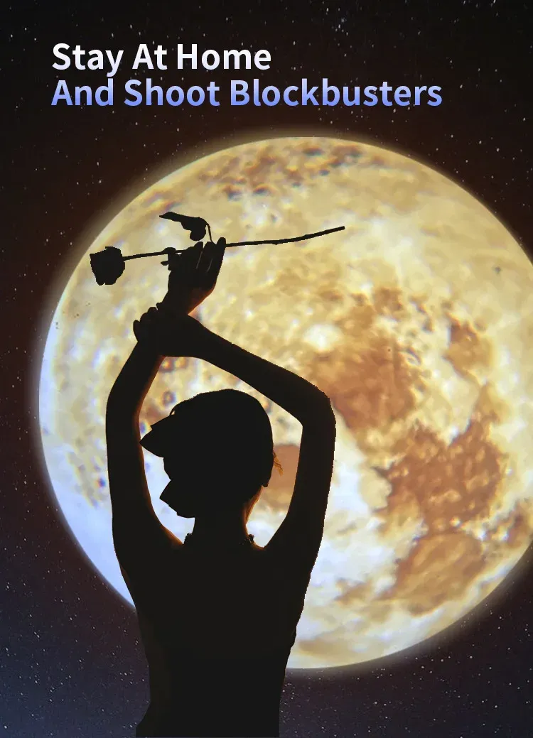 Projecteur USB lumière Halloween lune, vue détaillée 7